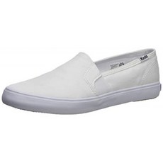 Keds 여성용 클리퍼 슬립 온 스니커즈 화이트 5.5