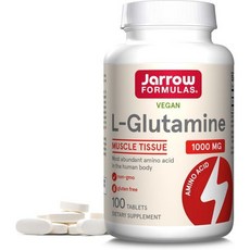 자로우 포뮬러 L-글루타민 1000mg - 아미노산 보충제 근육 조직 면역 지원 대사 100% 100인분(이지솔브정)