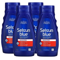 셀선블루 안티 댄드러프 비듬 샴푸 325ml 4개 Selsun Blue Anti-dandruff Shampoo