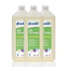 에코두 프랑스 식기세척기세제 액상형, 1L, 3개
