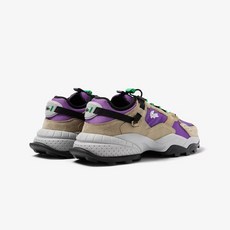 LACOSTE MEN'S OUTDOOR L-GUARD BREAKER TEXTILE SNEAKERS 46SMA0102 Dark Purple/Beige PN4