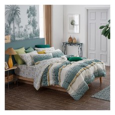 [마마인하우스BY박홍근] [Q] 메리골드 프리미엄 MOC 선염 와플 침구 풀세트