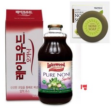 유기농 노니 압착쥬스 원액100% 비타민 항산화성분 필수아미노산 사은품 노니비누1개 피토케미칼 프로제닌 제로닌 베타인 저온살균 946m, 1병, 946ml