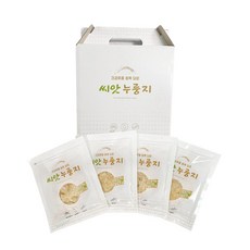 국산 아침간편식 끓여먹는 견과류 씨앗누룽지 간식 스낵 안주 선물세트, 4개