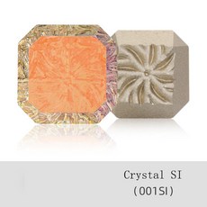 공예 크리스탈 큐빅 Flatback 10mm Square Rhinestones K9 Glass Colorful Fancy Stones Ko [A00104734], 1개, 04-Crystal SI-10mm 10p-104734