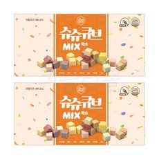 [팔도맛쟁이] 슈슈 과일 큐브치즈 믹스, 2개, 84g