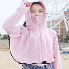 Joyce shop 오래달리기 여성 여자 쿨 여름 썸머 비치 수영 썬캡 모자 후드 집업 UV 자외선 차단 바람막이 갯벌 모래 체험 학습 놀이 아동