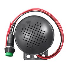 프로그래밍 가능한 MP3 스피커 사운드 플레이어 보이스 박스 DC5-30V 사이렌 경적 푸시 버튼 활성화, [01] Self Reset Button, 01 Self Reset Button