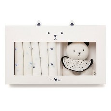 블루독베이비 BLUEDOG BABY WH도기딸랑이 손수건SET40W70-BHD-01 308696 - 블루독베이비손수건