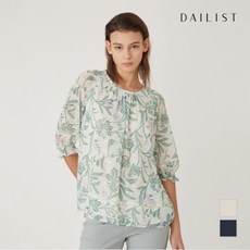 데일리스트 라운드넥 라글란 블라우스 MDBNLYM4271