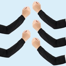 바이훔 다목적 작업용 조임 없는 스판 토시 5종 세트, 블랙, 5개 블랙5P, 5개