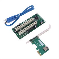 LANstar PCI-Express to PCI 변환 카드/LS-PCIE2PCI/PCIe x1 슬롯을 통해 PCI 슬롯을 생성/4핀 파 1개 상품 이미지
