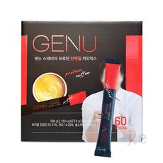 제누 스테비아 프로틴 단백질 커피믹스 9.8g x 60개입 1박스