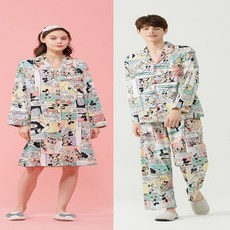 커플잠옷긴팔디즈니