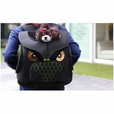 여행갈때 반려견 캐릭터백팩 블랙 M 강아지이동백, 상세페이지 참조