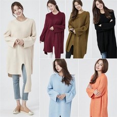 엘아우어 벨라픈 언발란스 롱 니트