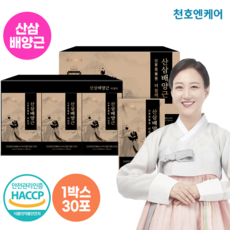  천호식품 산삼배양근 더블랙 천호엔케어 60ml x 30포 선물세트 보약, 3개 