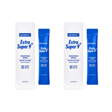 메디필 엑스트라 슈퍼 9 플러스 물광 리프팅 랩핑 마스크 4 ml 4개입 2세트