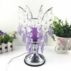 아로마램프 일본 디퓨저램프 가정용 로맨틱 아이디어 오일램프 거실 숙면도움 향로 캔들홀더 조합 아로마캔들, T01-터치 구슬을 달다 퍼플