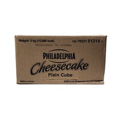 델리큐브치즈 1kg 3kg 필라델피아 치즈케익 큐브, 1개