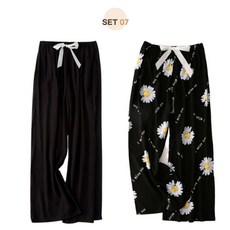 아마블레 7부 9부 파자마 잠옷바지 2종세트