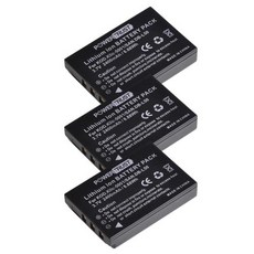 KLIC-5001 DB-L50 배터리 + D 충전기 Sanyo DB-L50 Kodak P850 Z760 DX7590 DX7630 줌 Sanyo DMX-FH1 FH11 HD1000, 3) 3 Battery, 3개