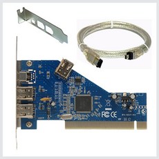 오늘보다내일 W62EA2E 1394A 4핀 IEEE 6핀 Firewire 1394카드 PCI 캡쳐보드 메모리카드, 오늘 1