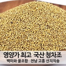 [진도장모와서울큰사위] 국산 청차조 좁쌀 산지직송, 1개, 1kg