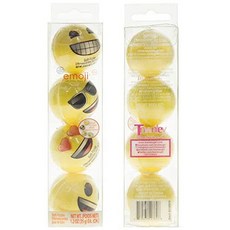 이모티콘 베쓰밤 4개 세트 Townley Girl Emoji Bath Bomb Set for Girls with Surprise Rings Ages 3+ - 4 Pack, 옵션 1 Color = Emoji, 본문참고, 본문참고