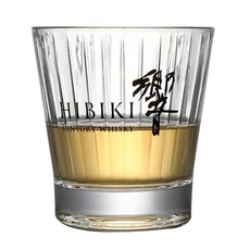 일본수출용' HIBIKI 히비끼 싱글몰트 핸드메이드 크리스탈 위스키 글라스 240ml, 2개