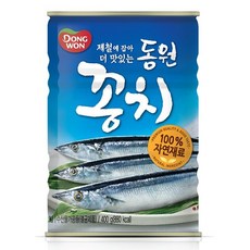 동원 꽁치 통조림, 400g, 24개