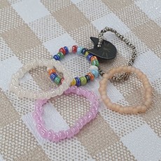 팔찌만들기용 우레탄줄 투명비즈줄 0.6mm