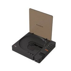 Syitren Satalin CD 플레이어 R300 레트로 고품질 블루투스 청취 앨범 순수 CD 플레이어 휴대용, 우아한 블랙, B.검은색