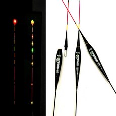 월척수배 흑야 LED 7점등 왕볼 센서찌 장찌 나노소재 몸통 민물찌, 3번, 1개