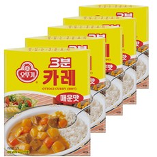 오뚜기 3분 카레 매운맛, 200g, 5개