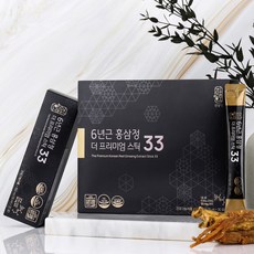 진담인 6년근 홍삼정 더 프리미엄스틱33 고함량 진세노사이드 33mg, 450ml, 1개