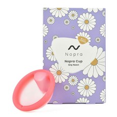 Nopra (노프라) 월경 디스크 그립 노치 패키지 생리 컵 월경 컵 경혈 컵 menstrual cup (레드 L) Nopra（ノプラ）月経ディスク グリップノッチ 限定パッケー, 1개