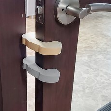 손끼임방지 도어쿠션 2P 문손끼임방지 손끼임방지장치, 1개, 브라운
