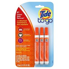 [미국] 548414 Tide To Go Instant Stain Remover 3 Count, One Color_Stain Remover Pen, Stain Remover Pen, One Color_Stain Remover Pen