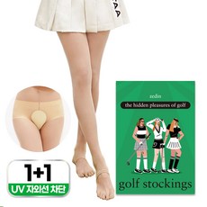 1매 헬로버디 골프스타킹 발고리형 사계절용 자외선차단 몸매보정 40D고리형포셀린(밝은살색) 상품 이미지