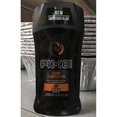Axe Dark Temptation Deodorant 엑스 다크 템테이션 48시간 지속 데오드란트 2.7oz(76g) 4팩, 1개
