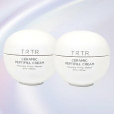티르티르 티르티르 티알티알 TRTR 도자기 펩티필 크림 대용량 50ml 2통, 2개
