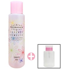 프로랑스 에센스 네일 리무버 복숭아향 250ml (+펌프식 아세톤 공병 용기), 1개