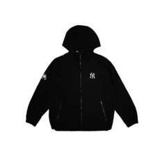 MLB 베이직 미디움로고 바람막이 3AWJB5124 (Black)