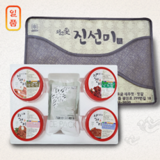 광천젓갈 500g 4종 선물세트 젓갈 맛 좋은선물, 4- 낙지+토하+갈치속+창란, 1세트