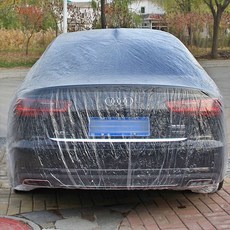 차량비닐커버 다용도 자동차 비닐커버 비닐덮개 비닐시트 자동차보호 차량보호 자동차덮개 차량덮개, 대 표기L, 1개