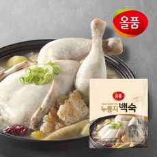 올품 찹쌀 누룽지 백숙 750g 2봉, 1.누룽지백숙(냉동)(2개)1.5x1