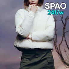 [2024리뉴얼/신상] 스파오 경량패딩 스파오파스텔푸퍼 글로시 숏패딩