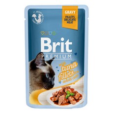  브릿 프리미엄 캣 파우치 그레이비 습식 사료85g, 24개, 85g, 참치 