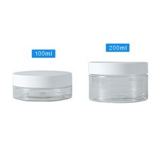 런스트림 화장품소분케이스 토너패드용기 100ml 200ml세트, 1세트, 화이트